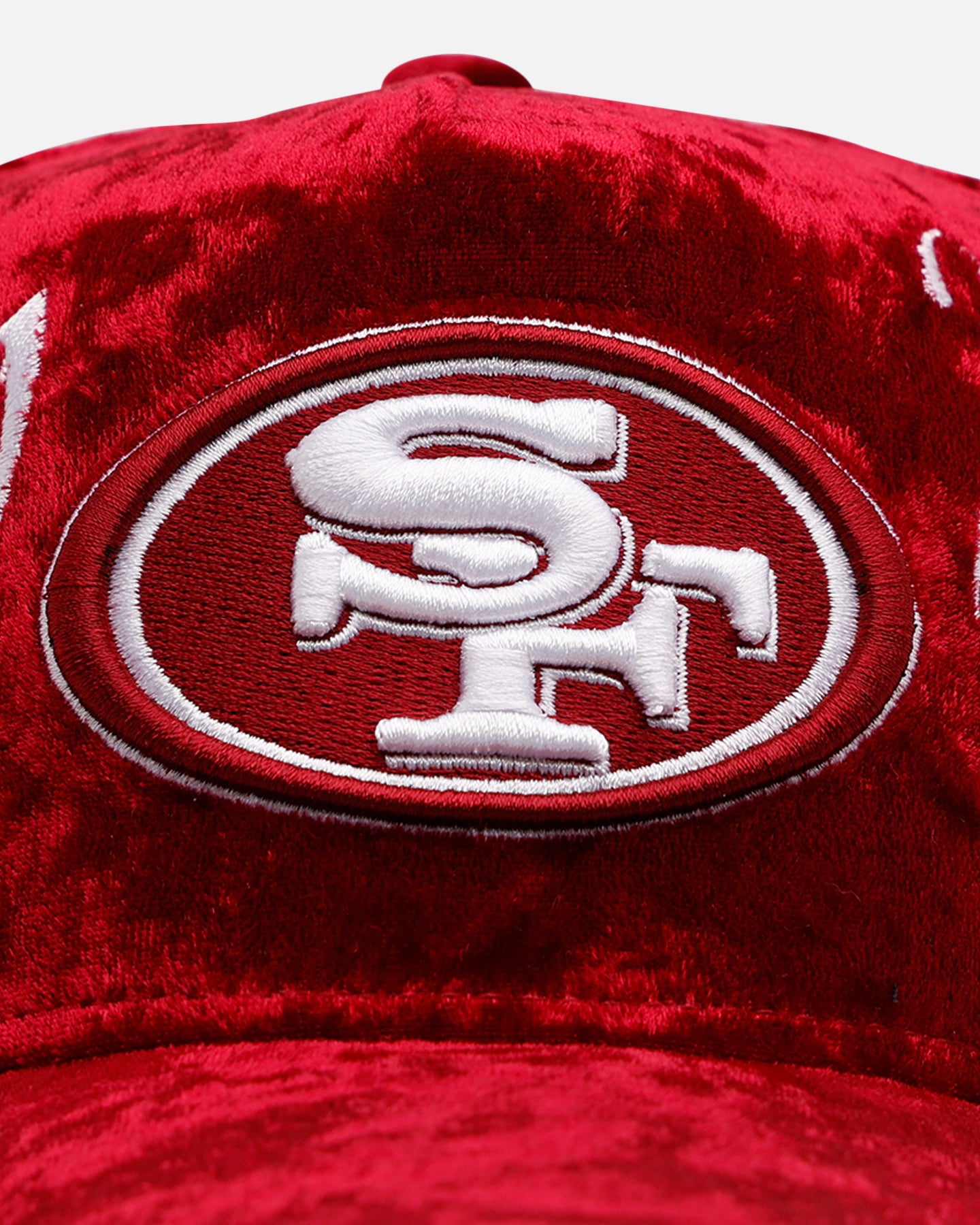 New Era San Francisco 49ers 'Velvet Gothic Script' 9FORTY A-Frame Snapback Maroon、mySite、zt4zffjzw