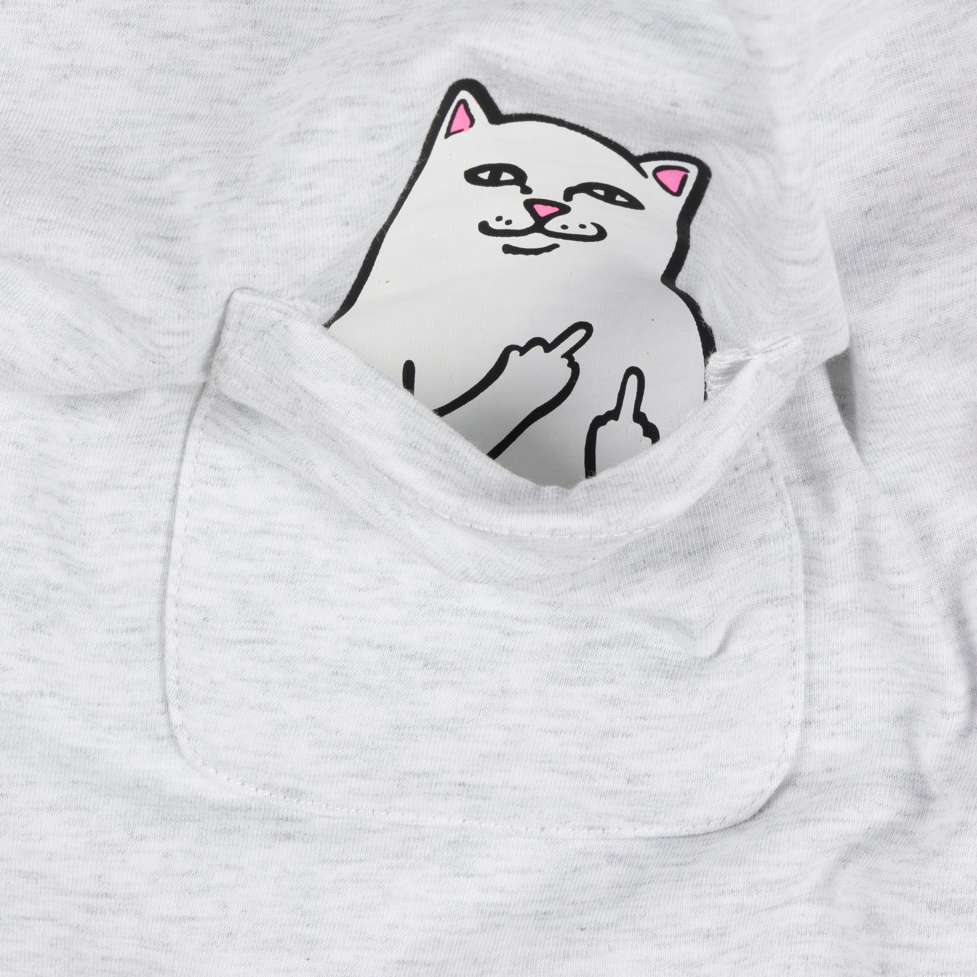  Lord Nermal Cropped Baby Pocket Tee (Ash Heather)、mySite、merchandisen