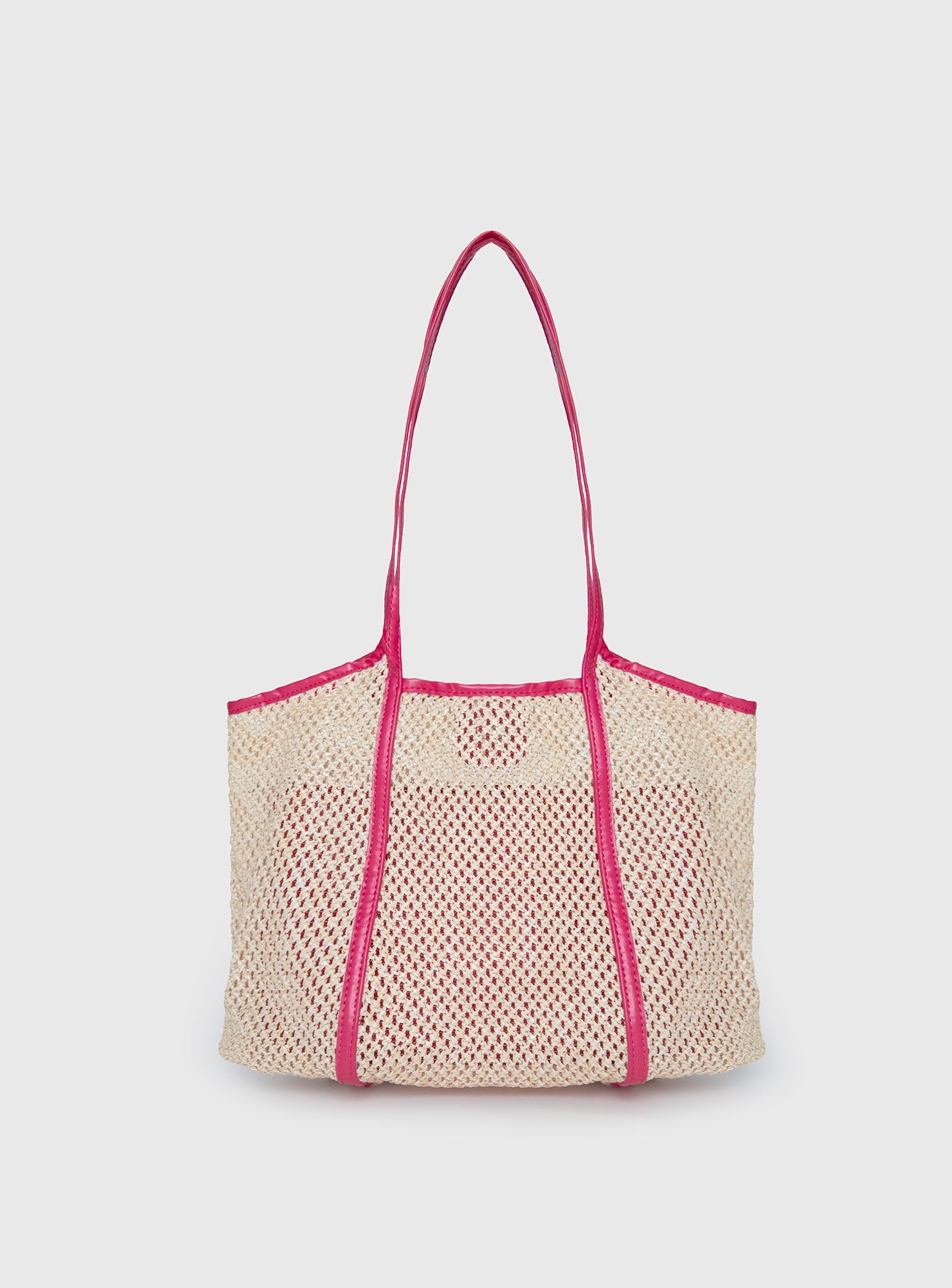 Fall Tote Bag Cream / Pink、mySite、solidvoid