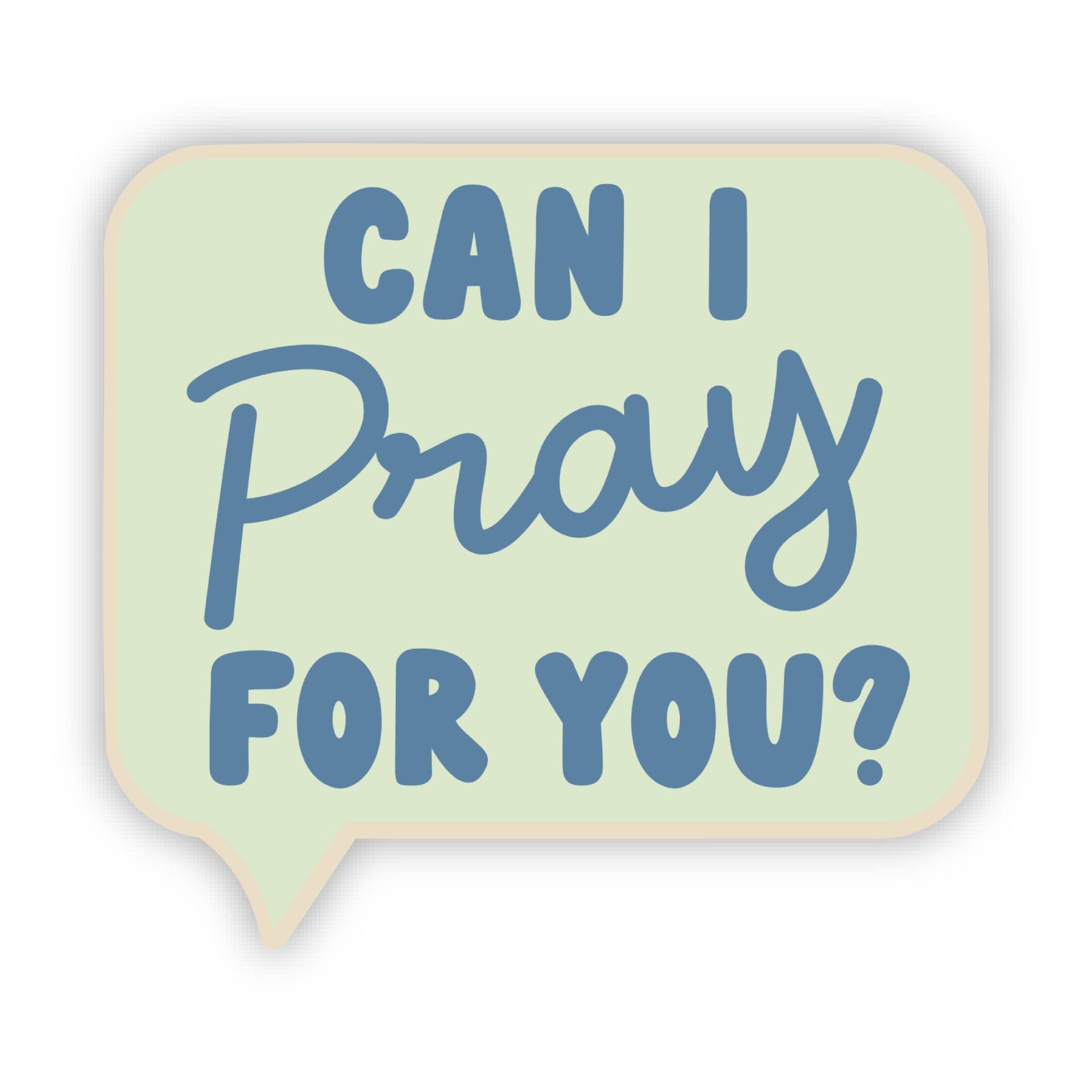  Can I pray for you? Faith Text Sticker、mySite、ghnorth