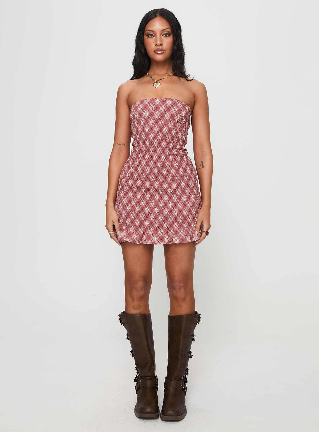 Takiyo Mini Dress Pink、mySite、solidvoid