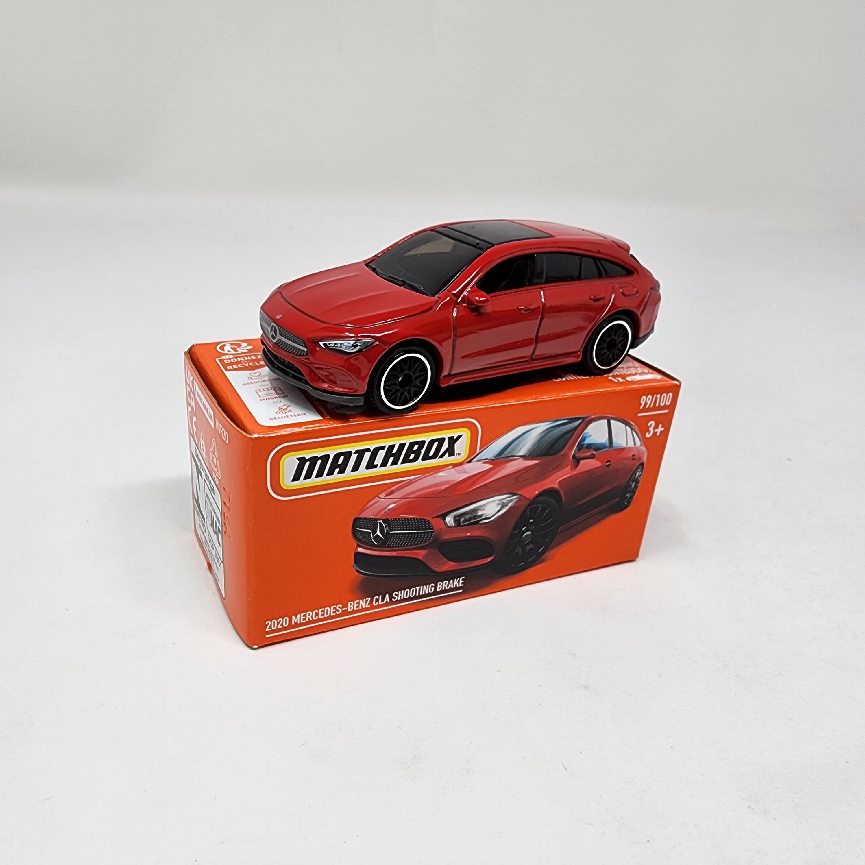 2020 Mercedes-Benz CLA Shoot Brake #99 * RED * 2024 Matchbox Power Grabs Case J、mySite、hgirdovlk