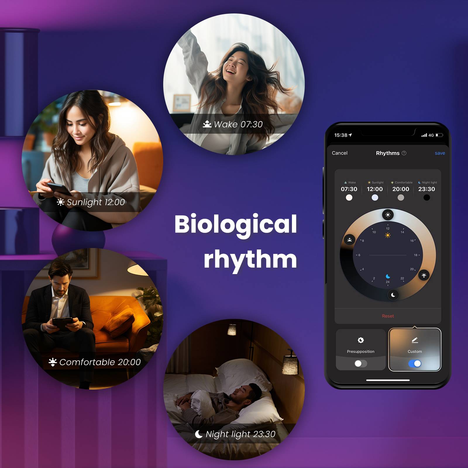 Tuya Matter WiFi Smart LED E14 Dimmable Light Bulbs 2700-6500K+RGB、mySite、fannypackpong