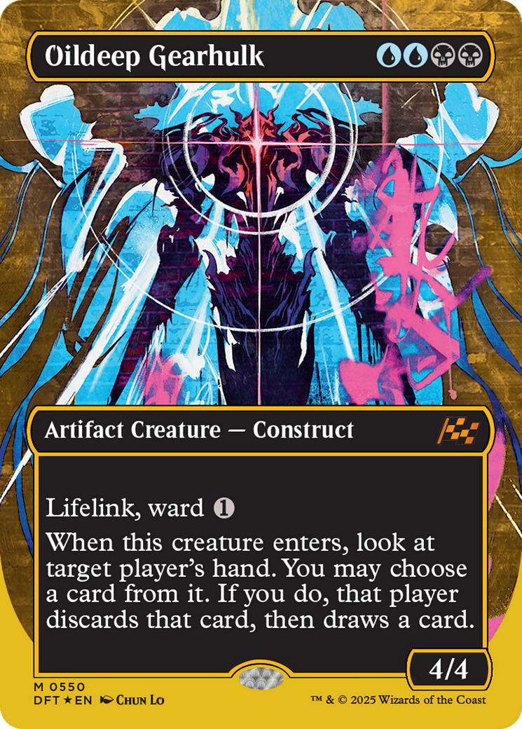 Oildeep Gearhulk (Borderless) (First-Place Foil) Aetherdrift、mySite、waistdrama
