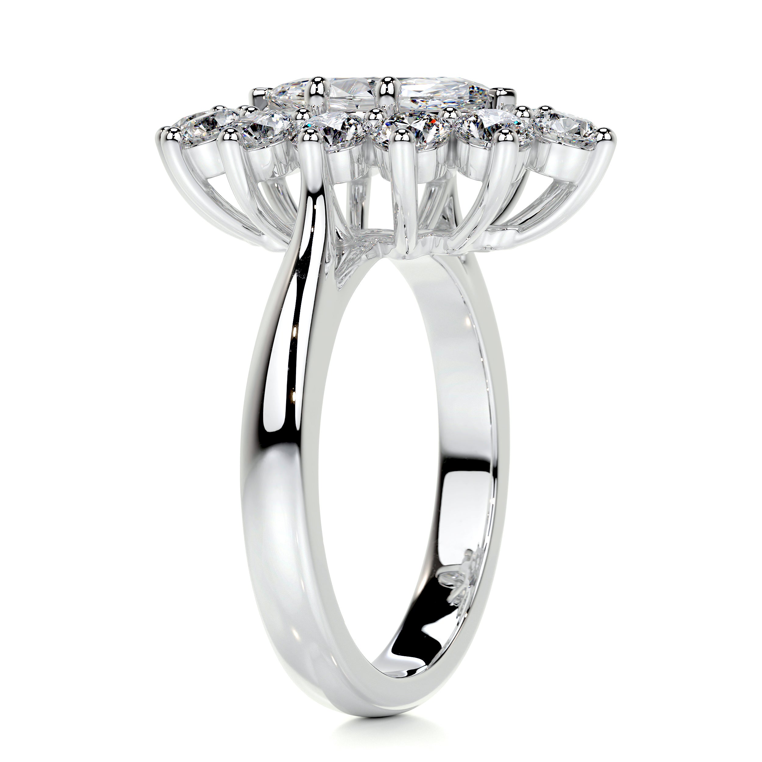 Yali Diamond Engagement Ring -Platinum、mySite、hinf8tx79