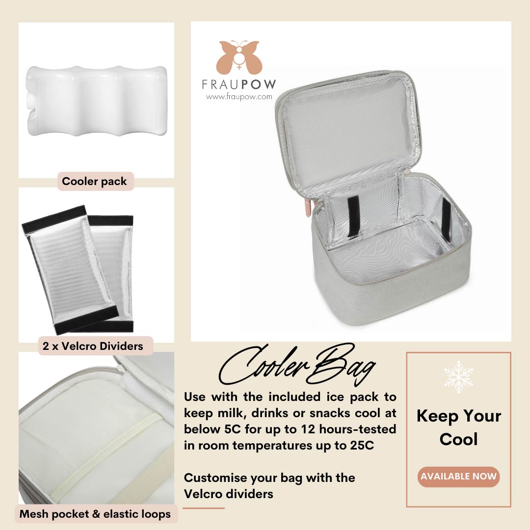  Fraupow Cooler Bag + Wearable Pump Storage Bag、mySite、merchandisen