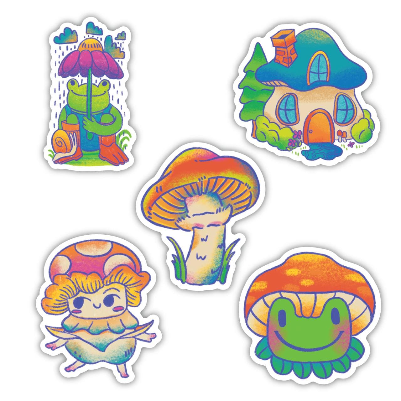  Frog & Mushroom 5 Pack、mySite、ghnorth