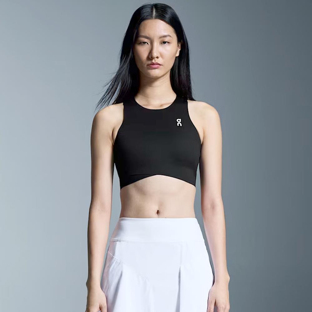 On Women's Court Crop Top - Black