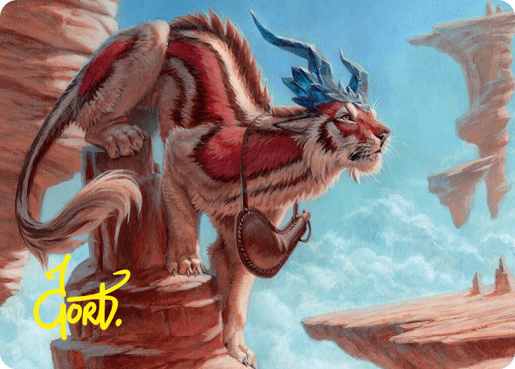 Felidar Savior Art Card (3/54) (Gold-Stamped Signature) Foundations Art Series、mySite、waistdrama