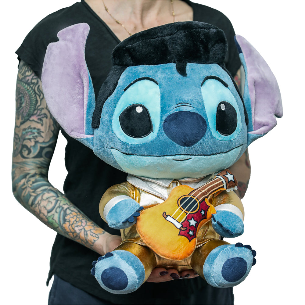 Kid Robot Gold Suit Elvis Stitch Hugme Plush、mySite、hgirdovlk