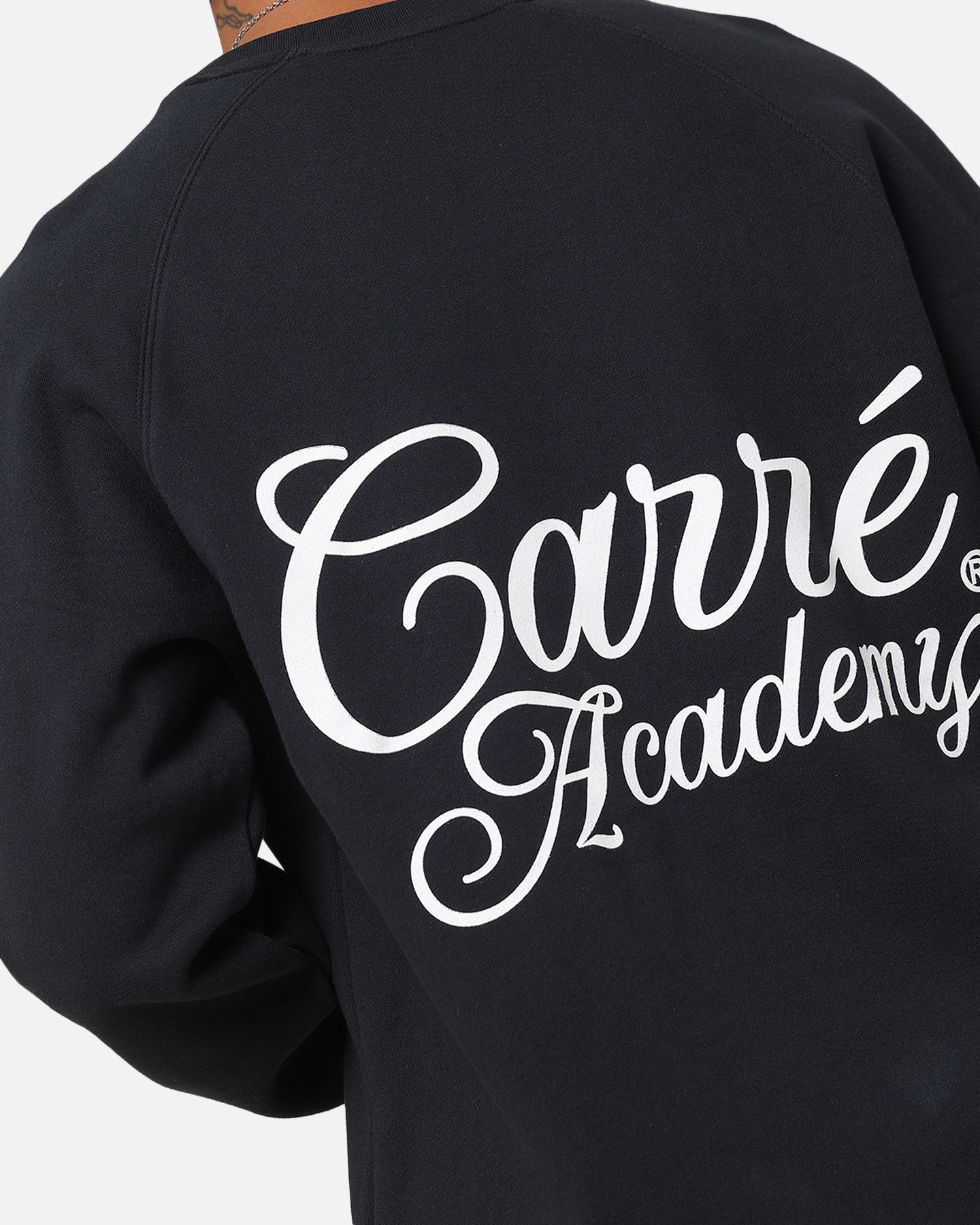 Carre Serif Crewneck Navy、mySite、zt4zffjzw