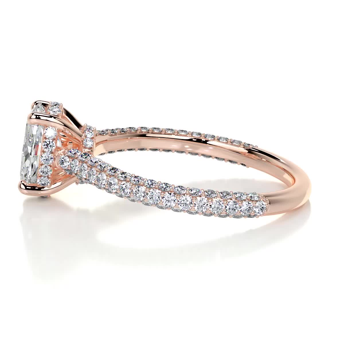 Rebecca Diamond Engagement Ring -14K Rose Gold、mySite、hinf8tx79