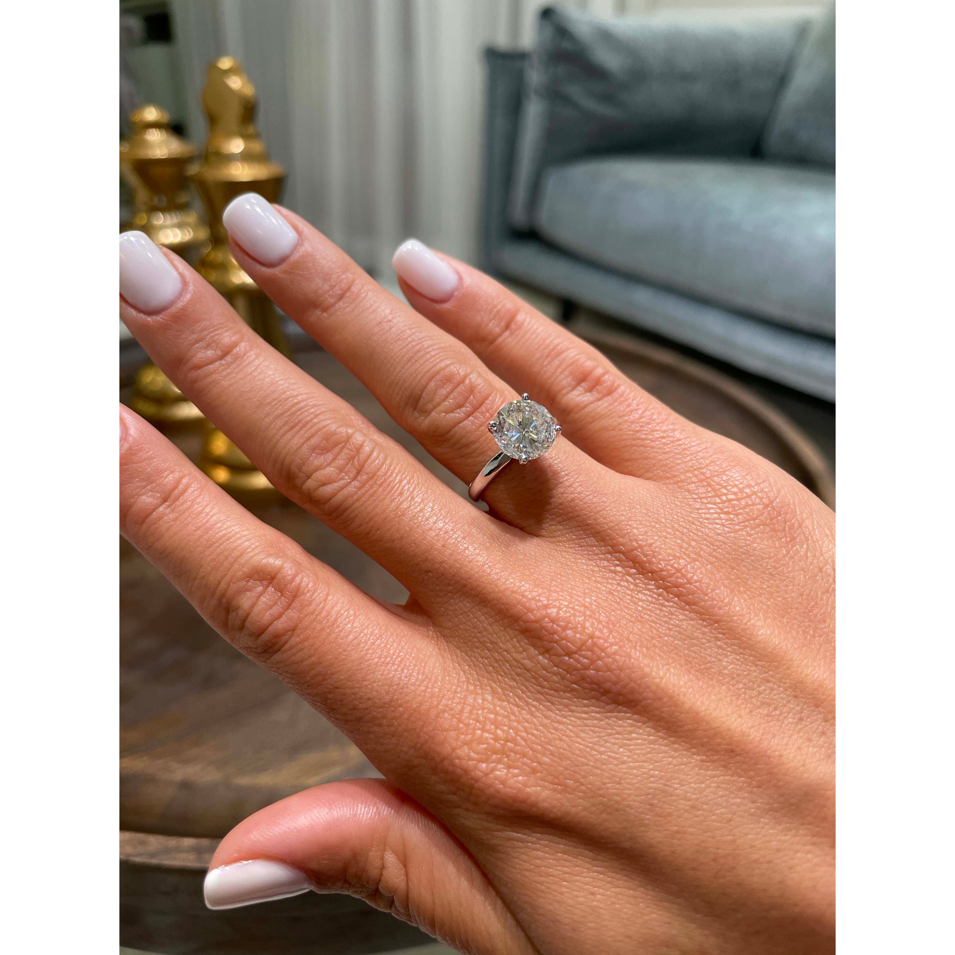 Jessica Diamond Engagement Ring -Platinum、mySite、hinf8tx79