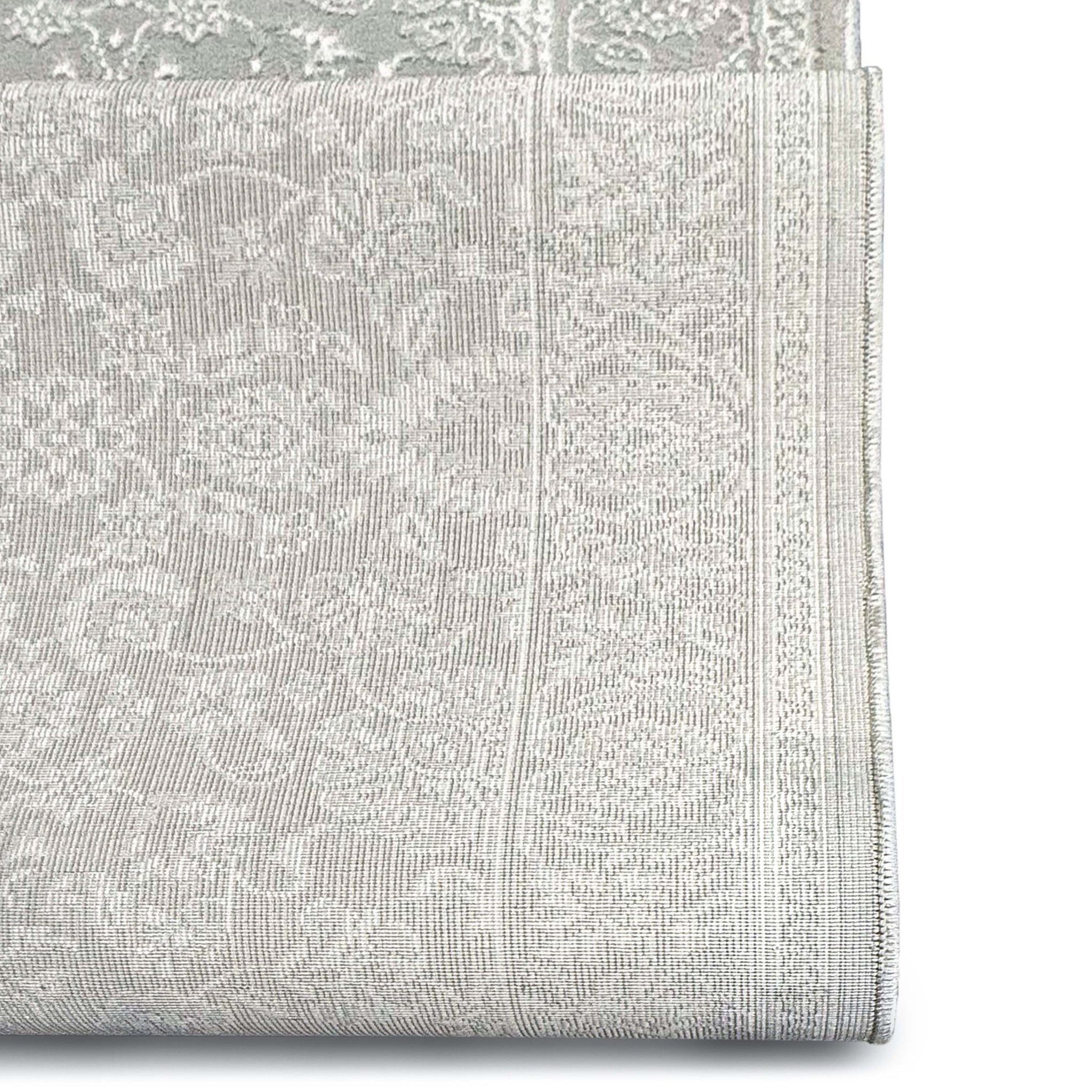 Custom Size Runner Oswin Floral Grey Choose Your Width x Choose Your Length Runner Rug - Perfect For Hallway, Stairs & Kitchen、mySite、gigharbornorthrealestate