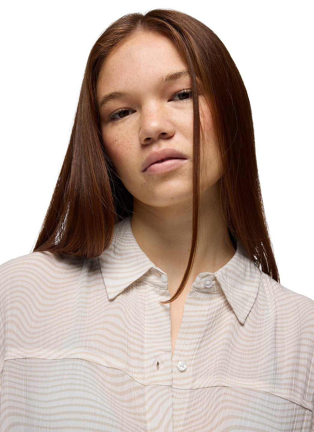 prAna Women's Fernie Cover Up Shirt、mySite、noshort