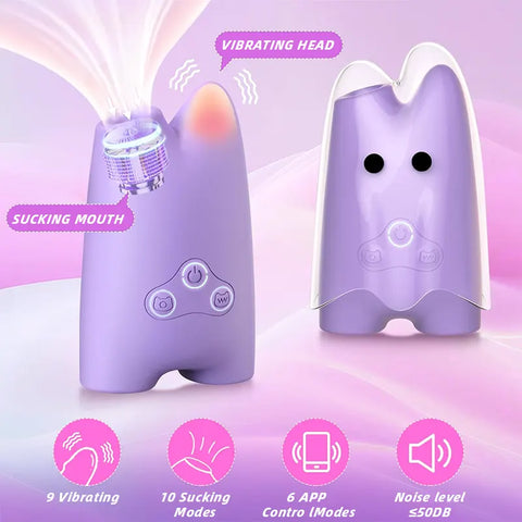 Ghost Suction and Vibration Toy