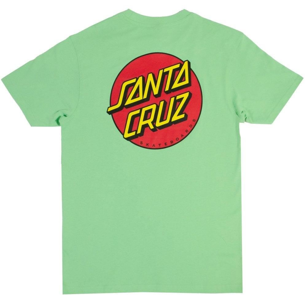  Santa Cruz Classic Dot Chest T-Shirt - Apple Mint、mySite、merchandisen