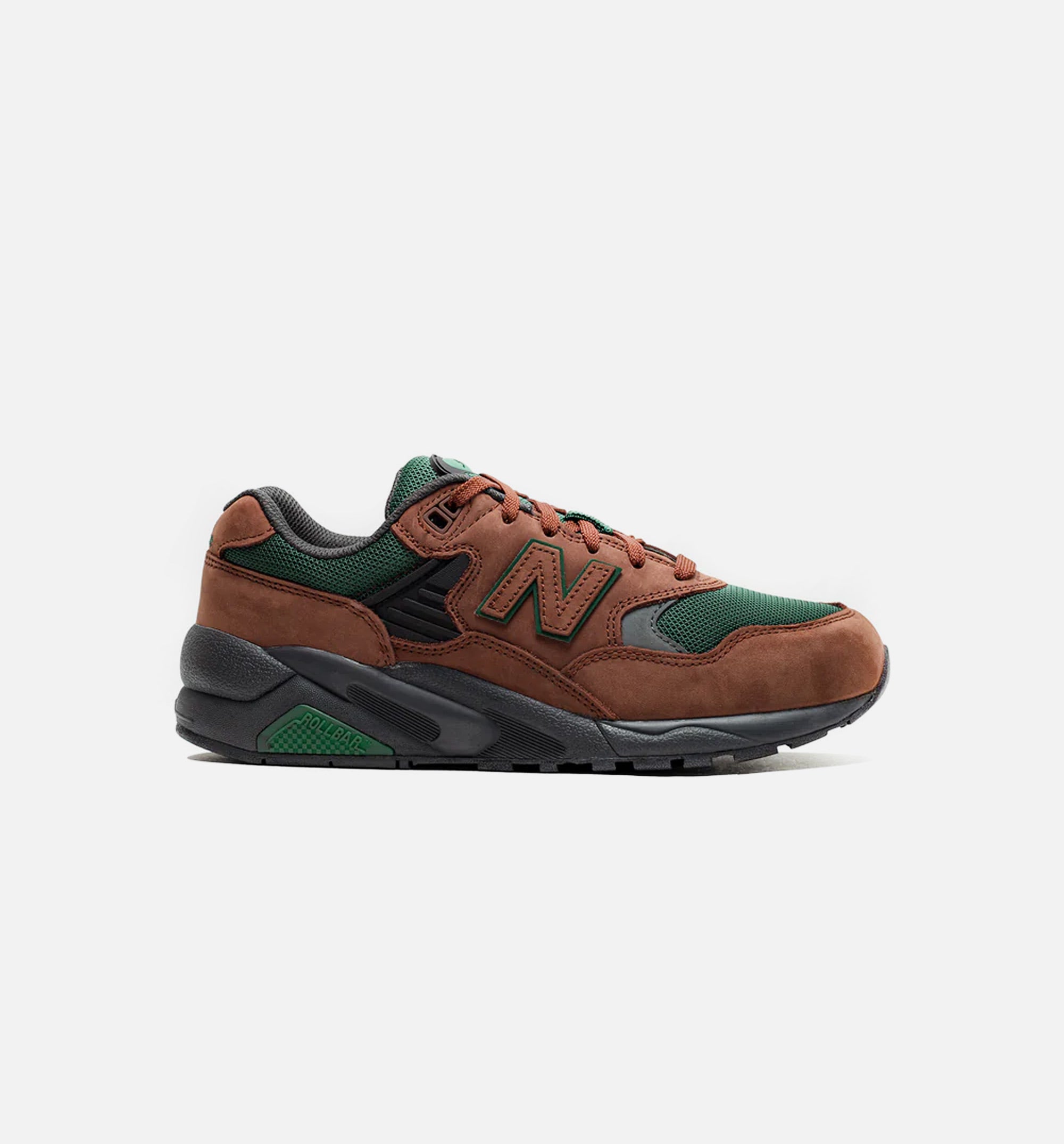 580 Mahogany Nighwatch Green Mens Lifestyle Shoe - Brown/Green、mySite、dreamappss