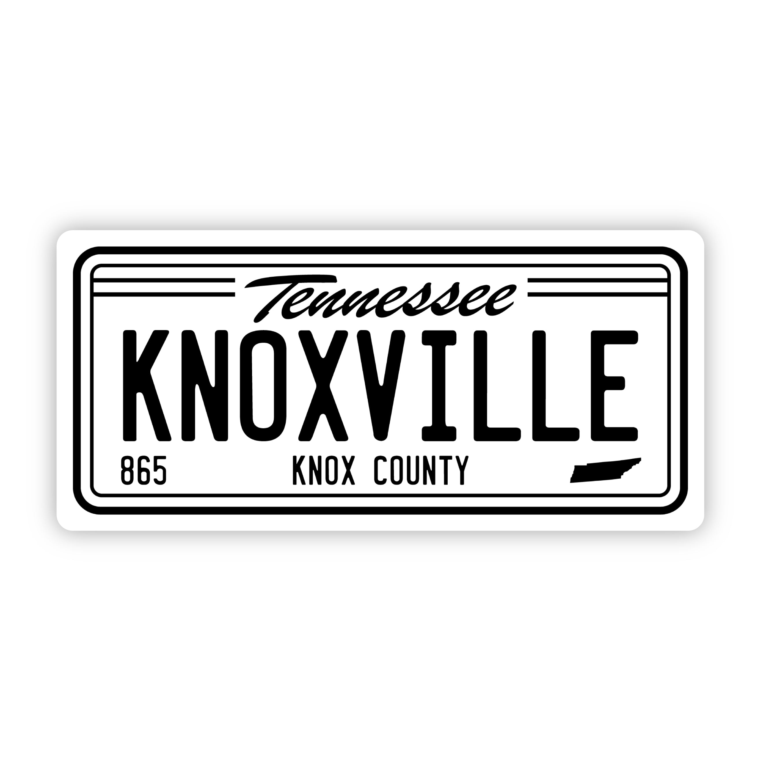  Knoxville Tennessee 865 Bumper Sticker (5 inch)、mySite、elrpsem3k