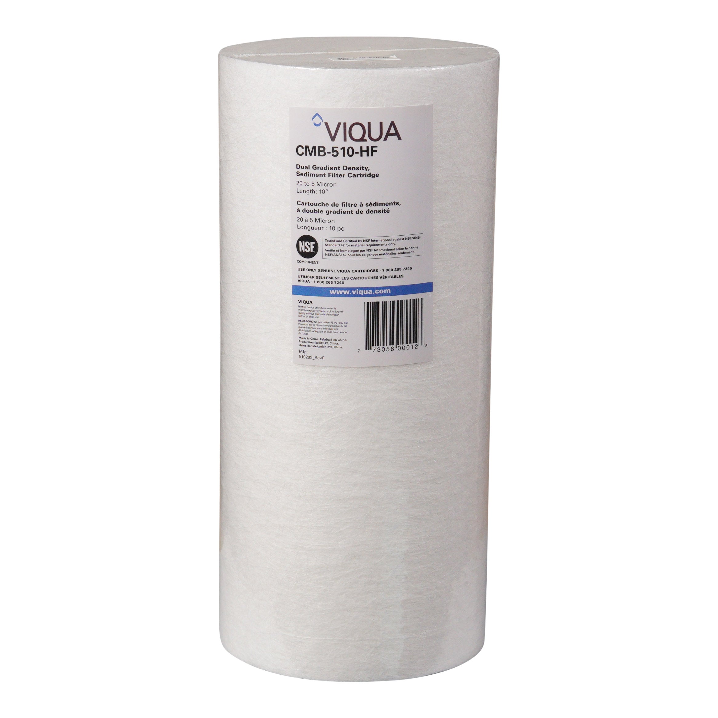 Viqua 5 Micron Pre-Sediment Filter CMB-510-HF for IHS12-D4、mySite、noshort