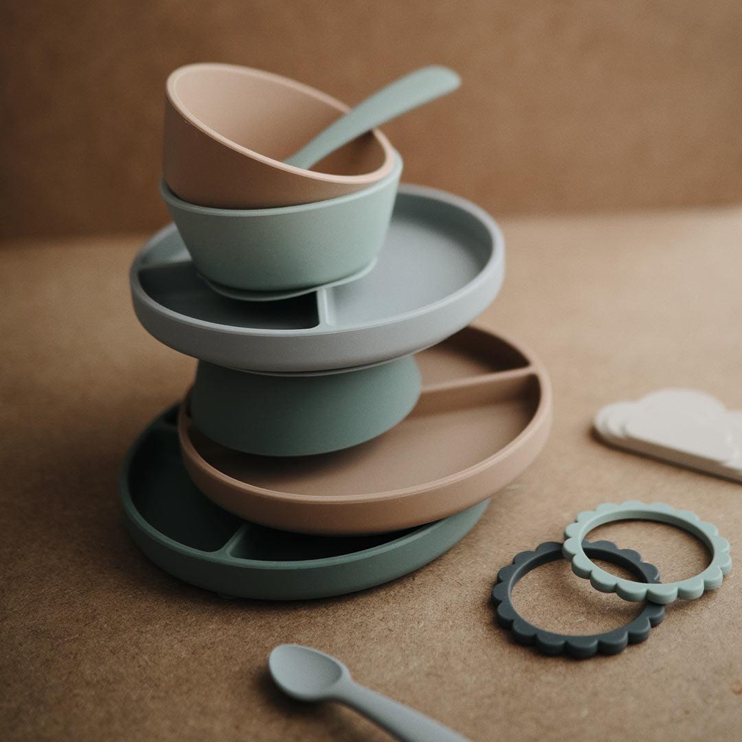  Mushie Silicone Suction Bowl - Blush、mySite、merchandisen