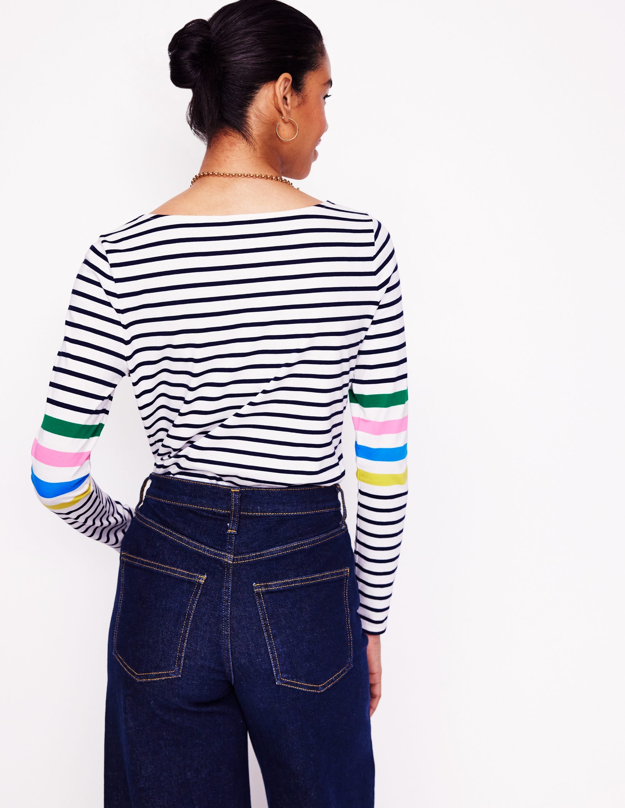  Ella Long Sleeve Breton-Ivory Multi Arm Placement、mySite、ashleygrahame