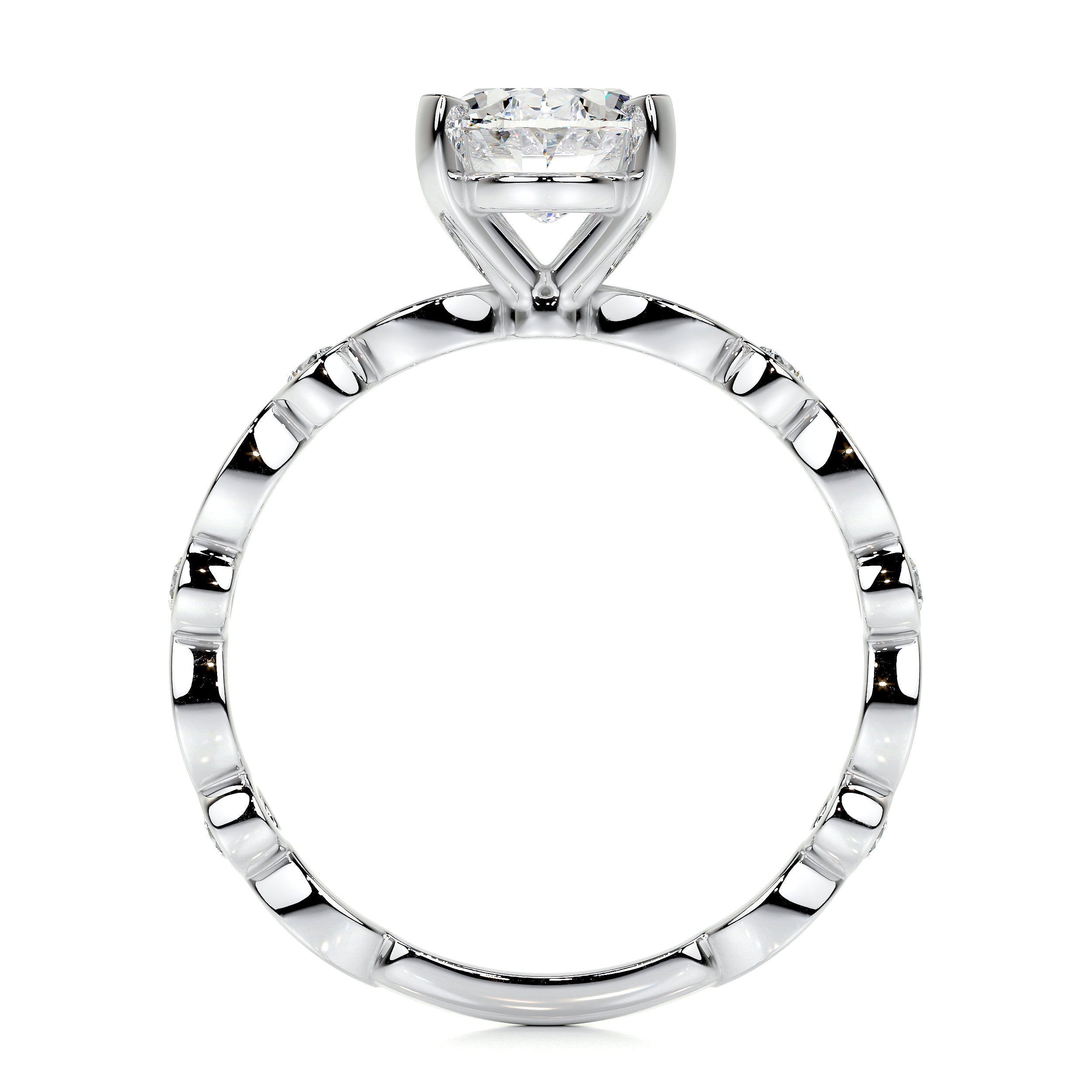 Amelia Lab Grown Diamond Ring -14K White Gold、mySite、hinf8tx79