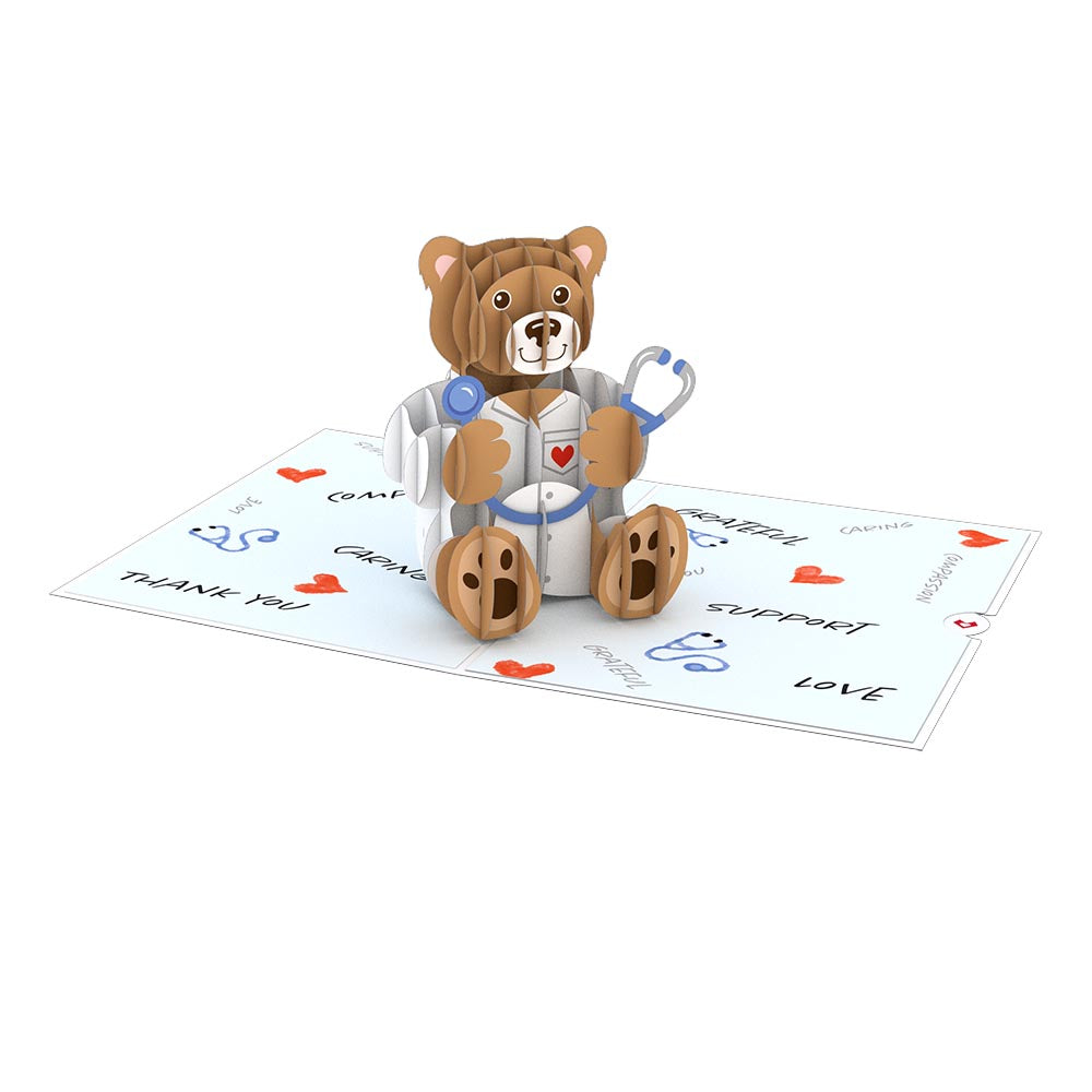 Doctor Bear Pop-Up Card、mySite、solidvoid