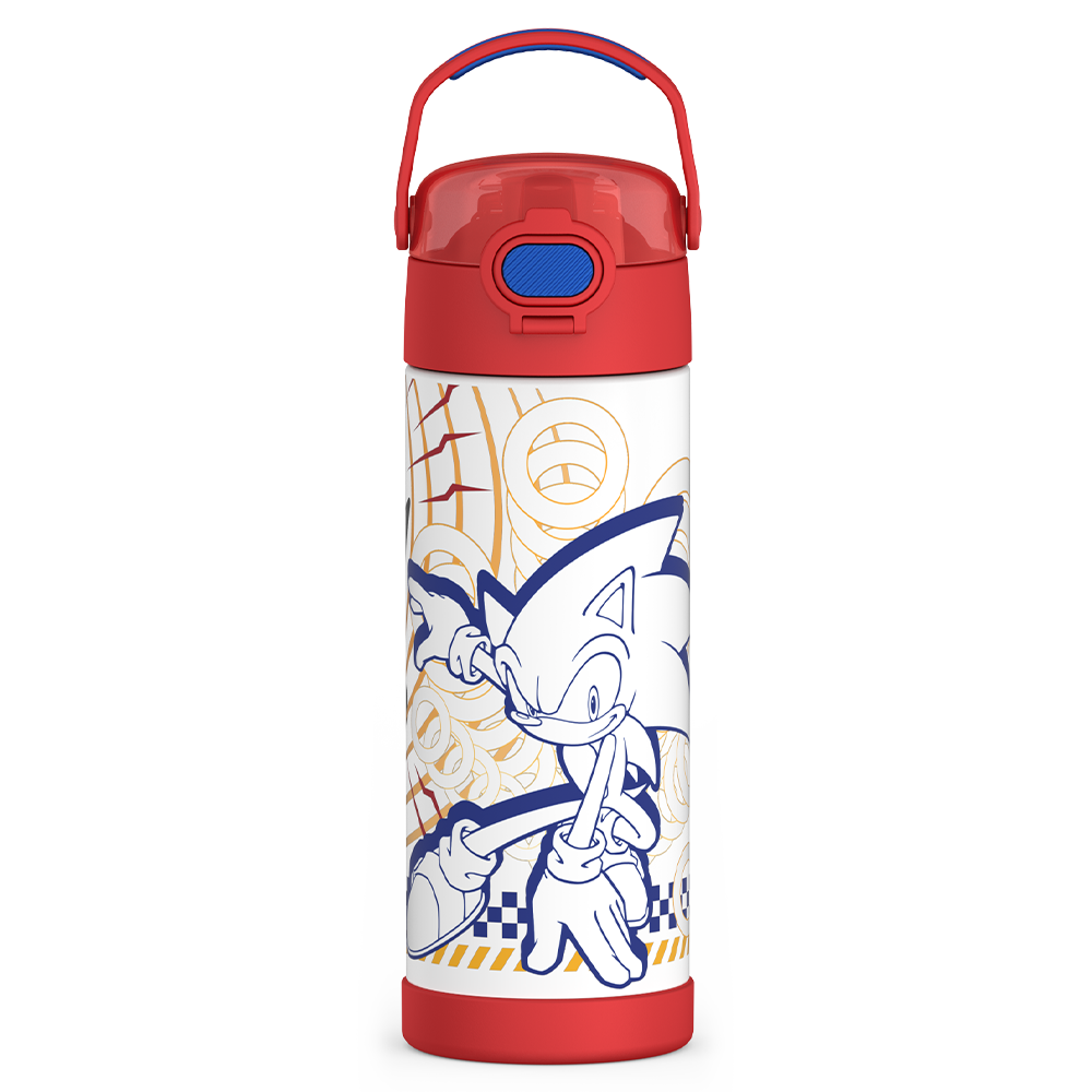 16oz FUNTAINER® WATER BOTTLE SONIC THE HEDGEHOG™、mySite、noshort