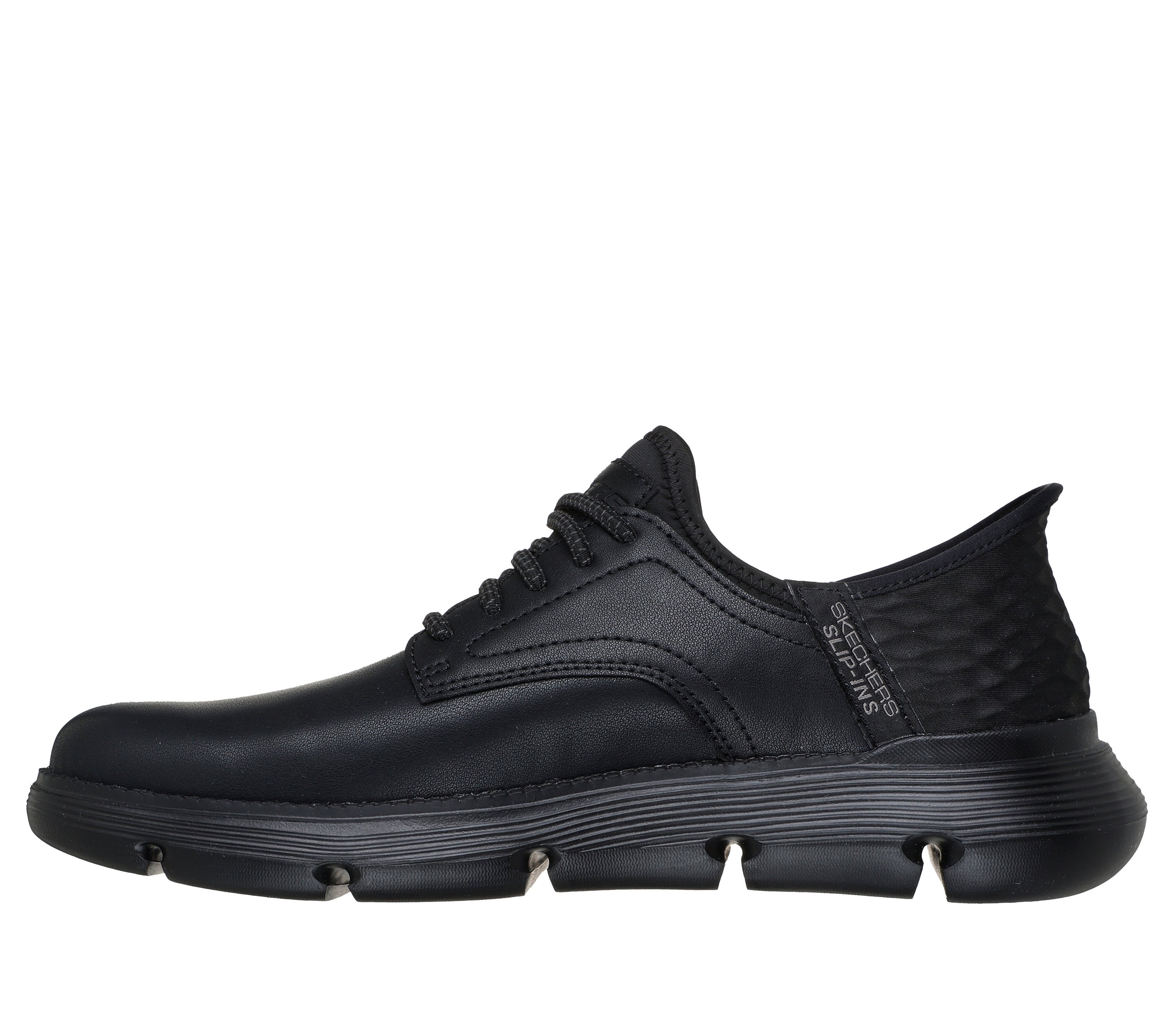  Skechers Men's Garza-Gervin Slip In Oxford Shoe - Black、mySite、preschool7hills