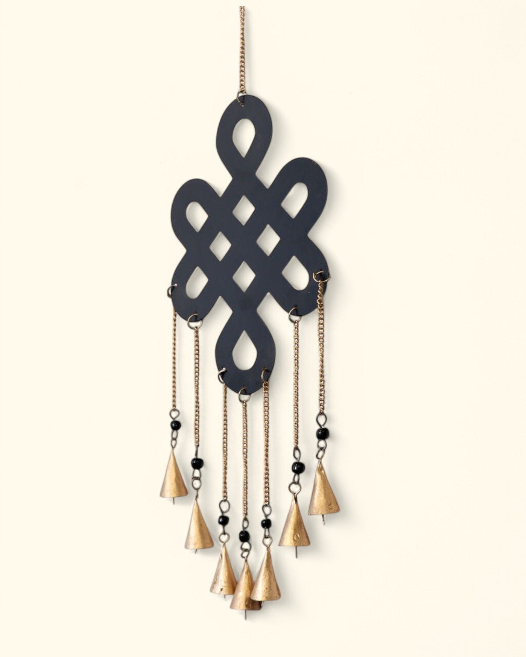 Fairtrade Endless Knot Chime Metal Wall Hanging、mySite、topwebapps