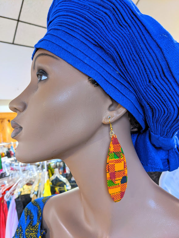 Kanmi African Print Kente Earrings-DP3227ER132、mySite、solidvoid