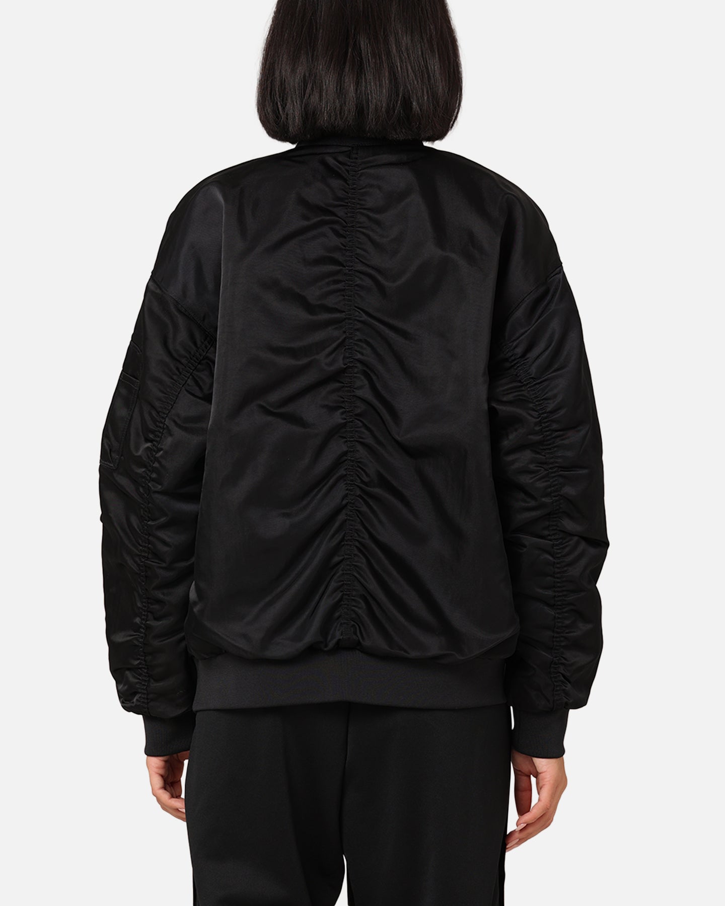 Nike Women's Sportswear Reversible Varsity Bomber Jacket Black/White、mySite、zt4zffjzw