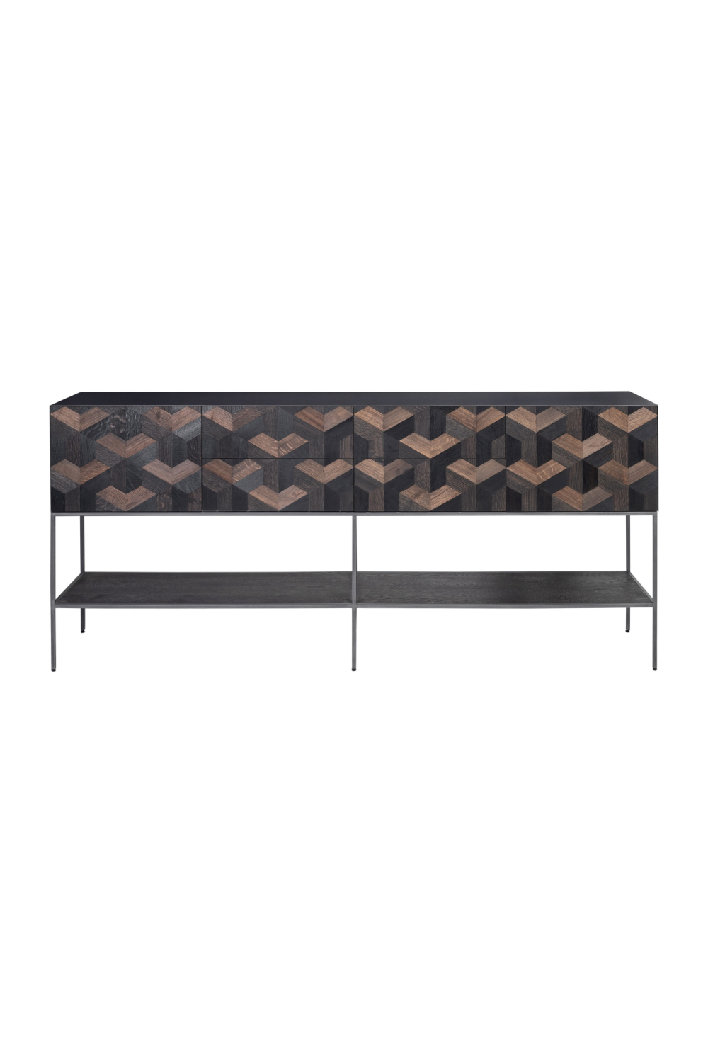 Oak Parquet Sideboard with Toprack | Versmissen Illusion、mySite、neckold