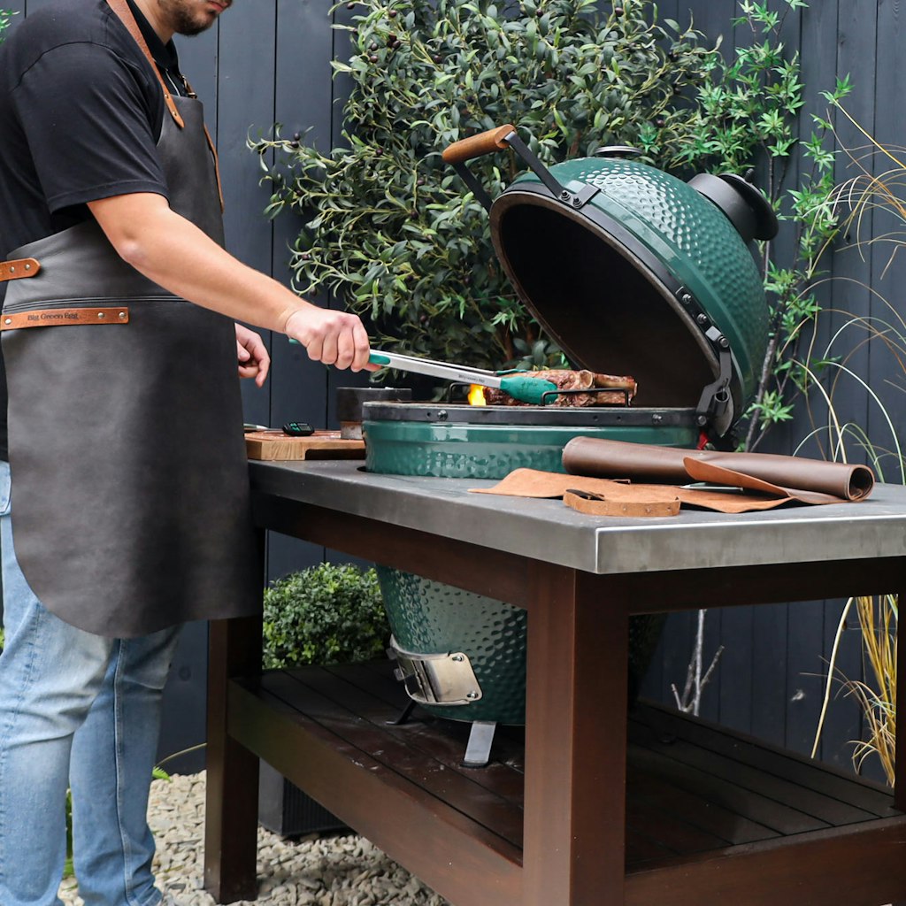 Big Green Egg Deluxe Leather Apron、mySite、noshort