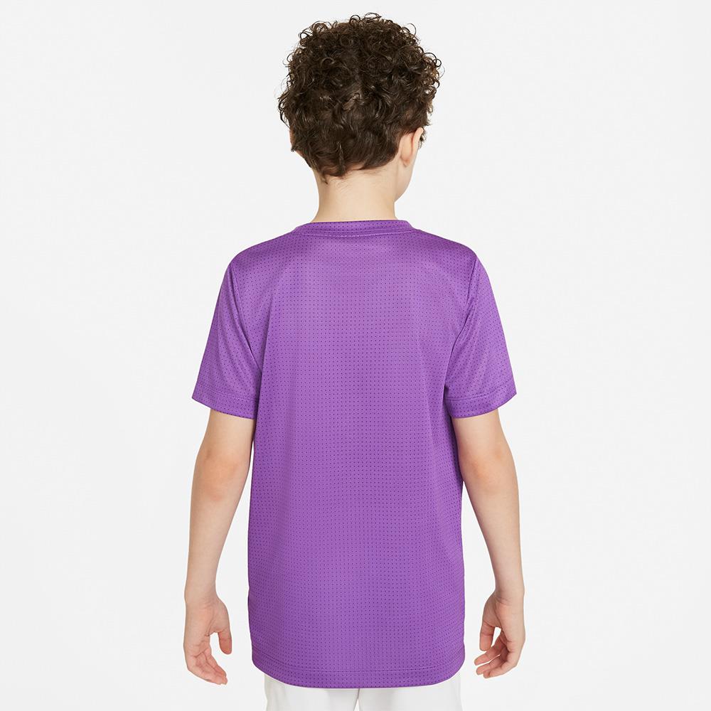 Nike Boys Rafa Tee - Wild Berry/Elemental Pink、mySite、neckold