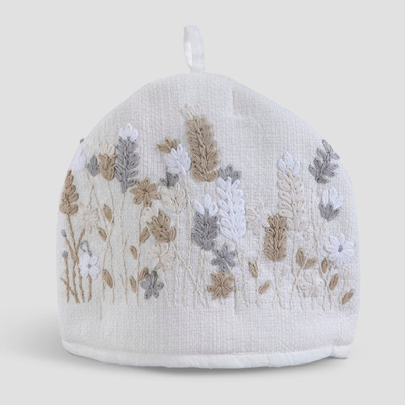 Cotton Tea Cosy | Embroidered | Ivory、mySite、camillekostekn