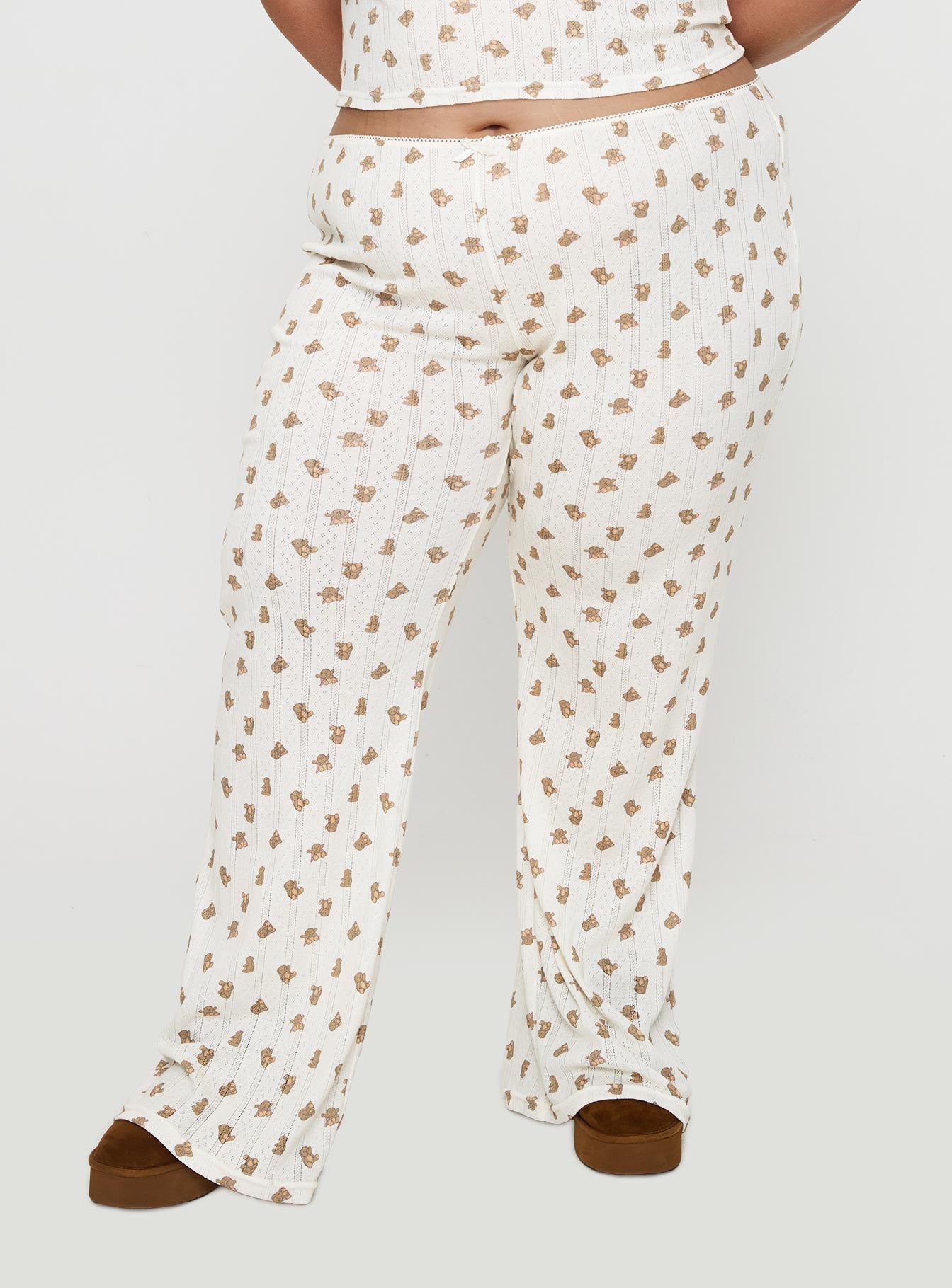 Sleepytea Pointelle Sleep Pant Multi Curve、mySite、solidvoid