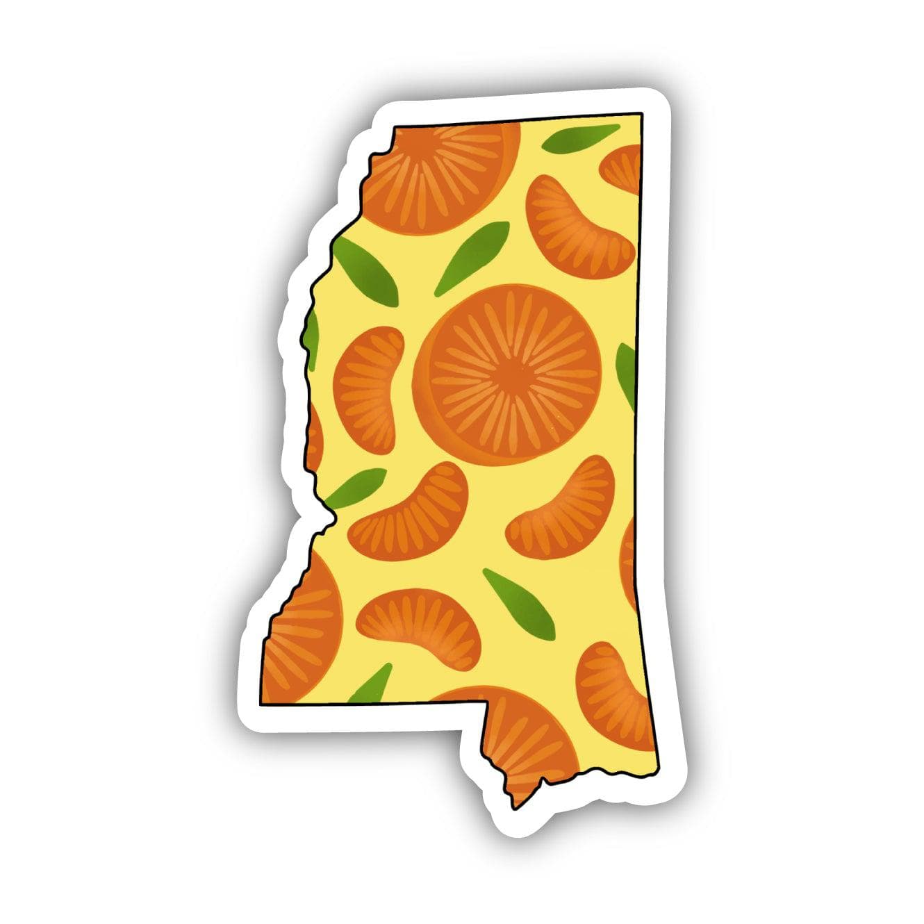  Mississippi Orange & Yellow Fruit Sticker、mySite、elrpsem3k