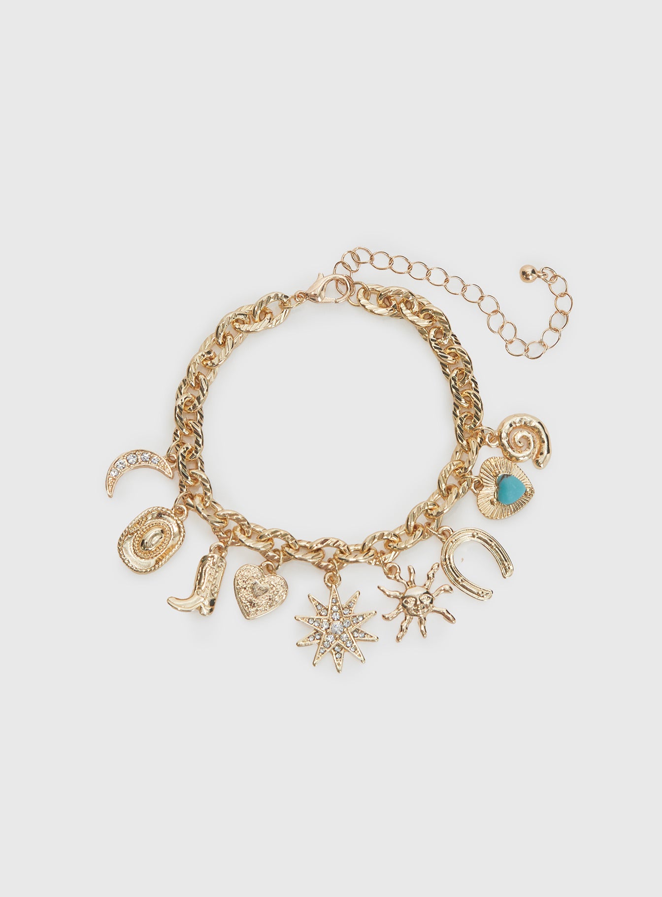 Lone Star Charm Bracelet Gold、mySite、solidvoid