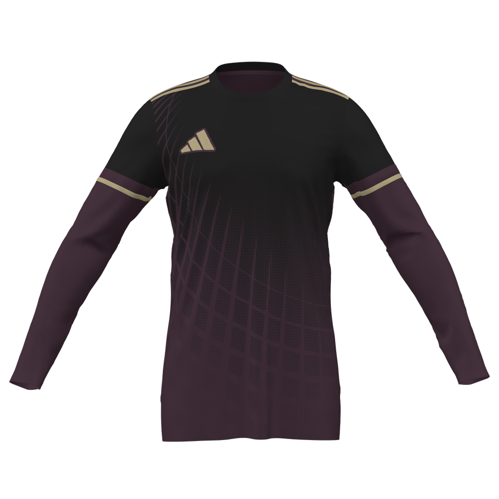 adidas Youth Squadra 25 GK Custom Jersey Liv Fusion- Maroon、mySite、noshort