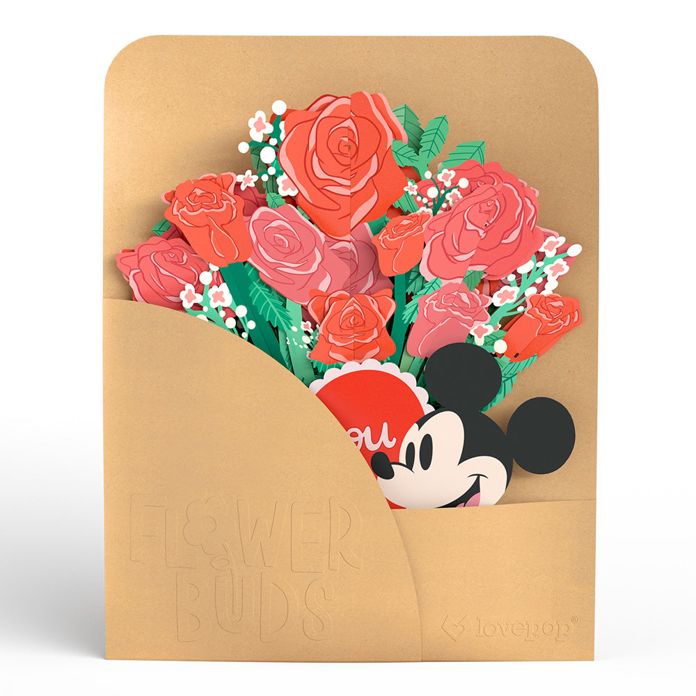 Disney's Mickey Mouse Love You Lots Flower Buds Bouquet、mySite、solidvoid