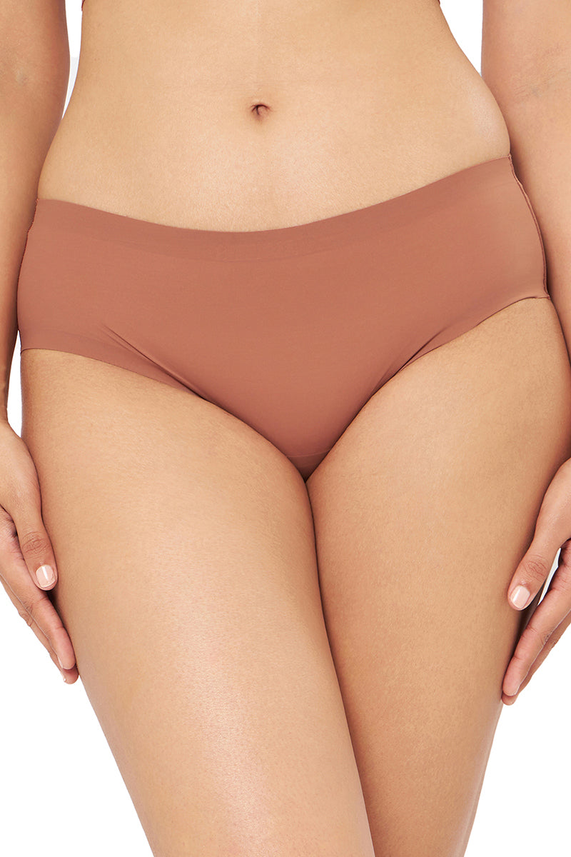  Vanish Solid Low Rise Hipster Seamless Panty - Caramel Nude、mySite、justintrudeaud