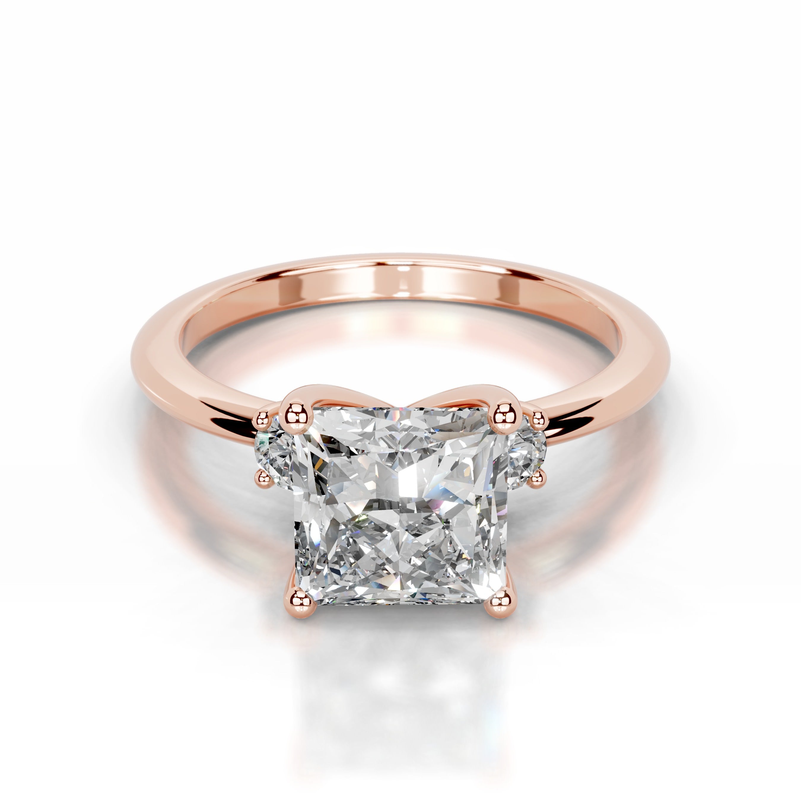 Blanca Lab Grown Diamond Ring - 14K Rose Gold、mySite、hinf8tx79
