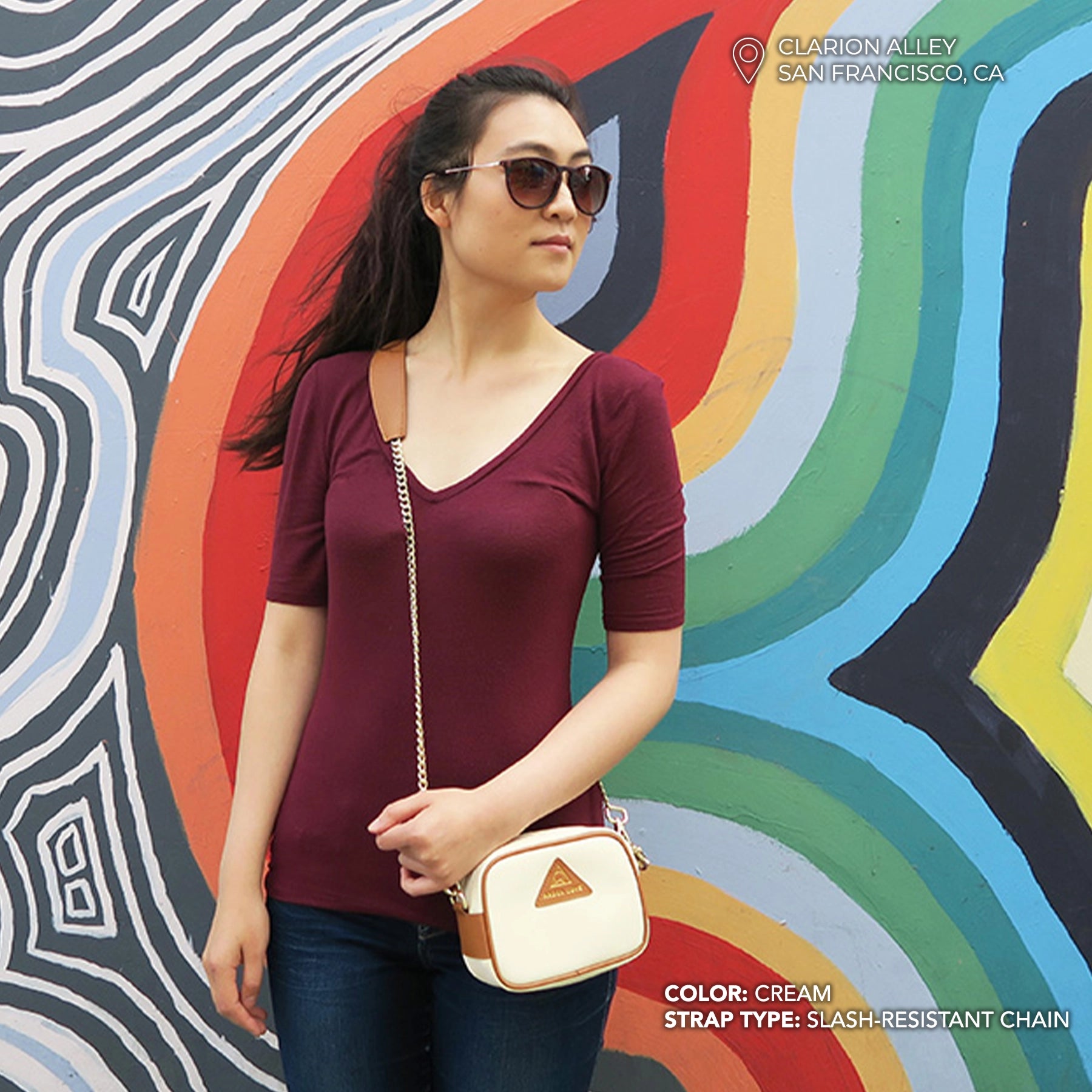 Crissy Mini Crossbody with Classic Clasps Strap、mySite、garagedoors4me