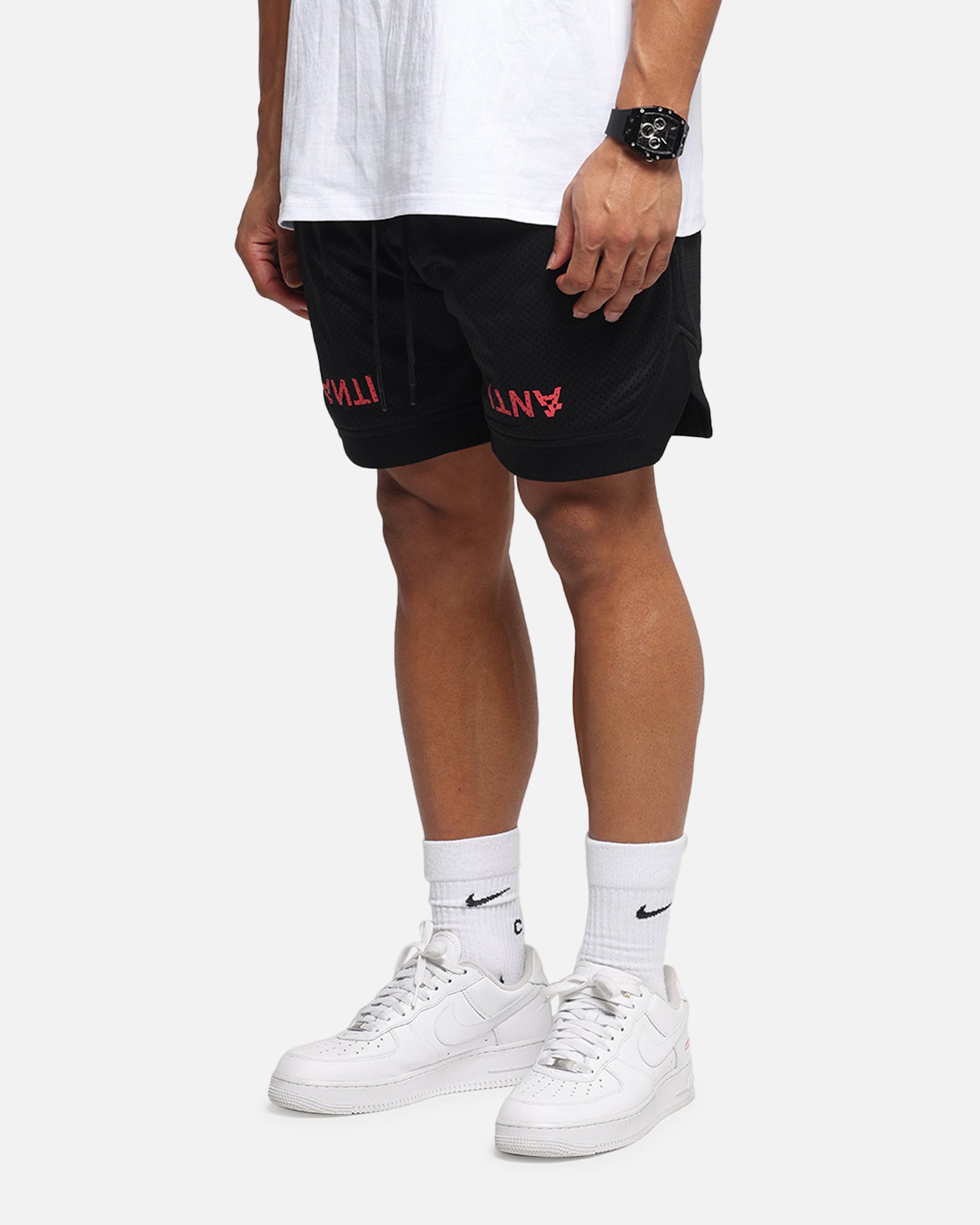 The Anti Order Post Season Basketball Shorts Black/Red、mySite、zt4zffjzw