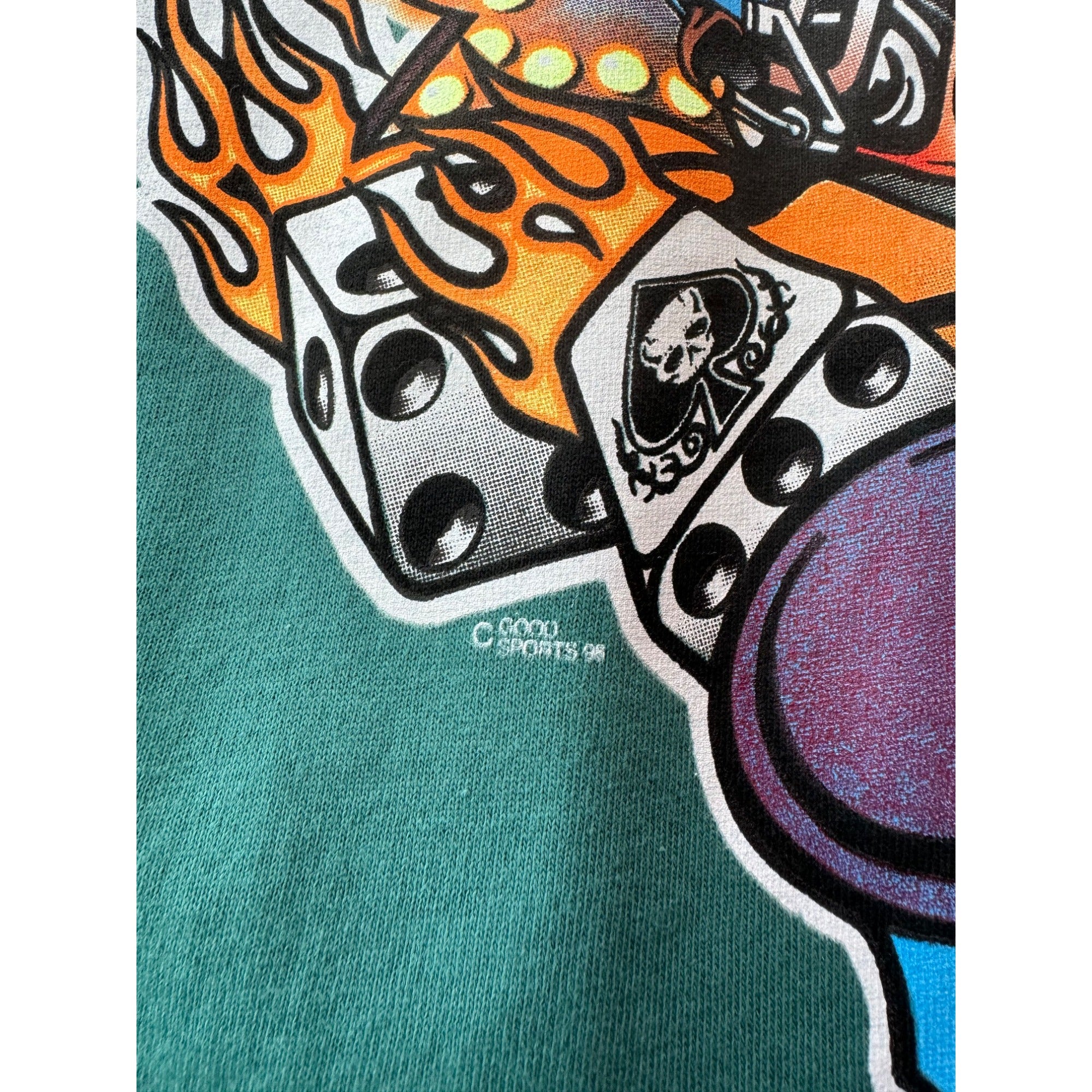 98' Spring Run Laughlin NV Motorcycle Rally Graphic Tee T-Shirt L、mySite、garagedoors4me