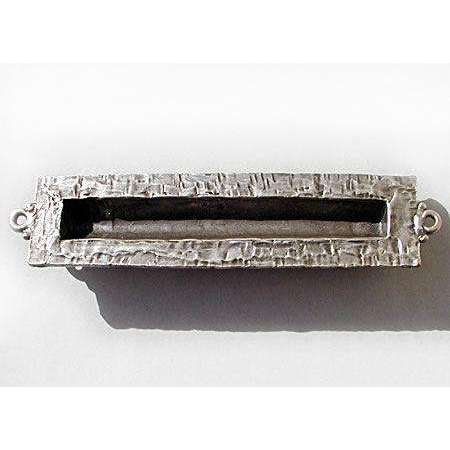 Michal Golan Blue Lace Agate & Crystal Mezuzah、mySite、topwebapps