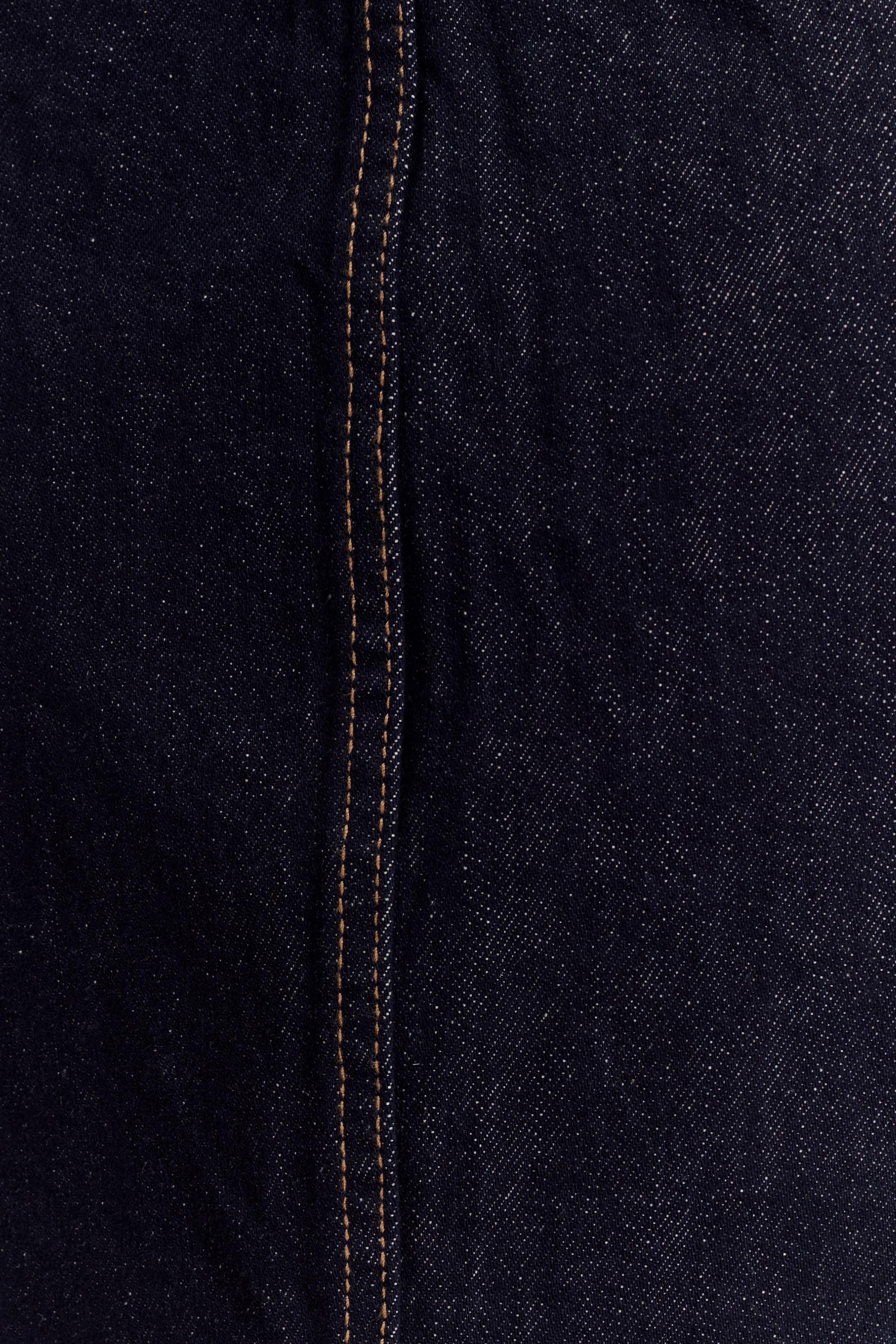 Julienne Denim Mini Skirt - Washed Indigo Blue、mySite、solidvoid