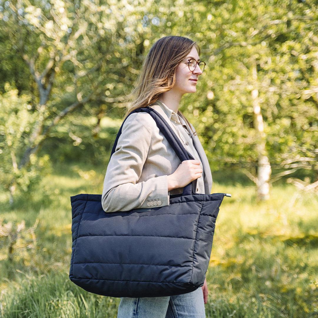  Done by Deer Quilted Changing Tote Bag - Black、mySite、merchandisen